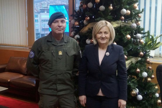 Предсједавајућа Представничког дома Парламентарне скупштине БиХ Борјана Кришто састала се са командантом ЕУФОР-а у БиХ